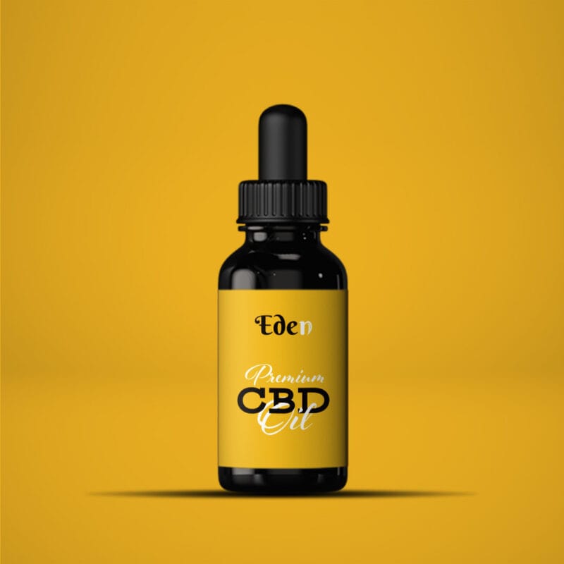 CBD Bottle Yellow