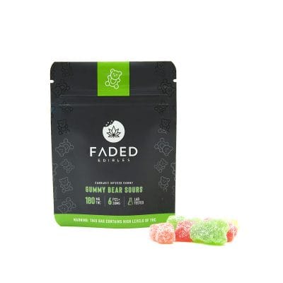Faded Cannabis Co Sour Gummy Bears 400x400