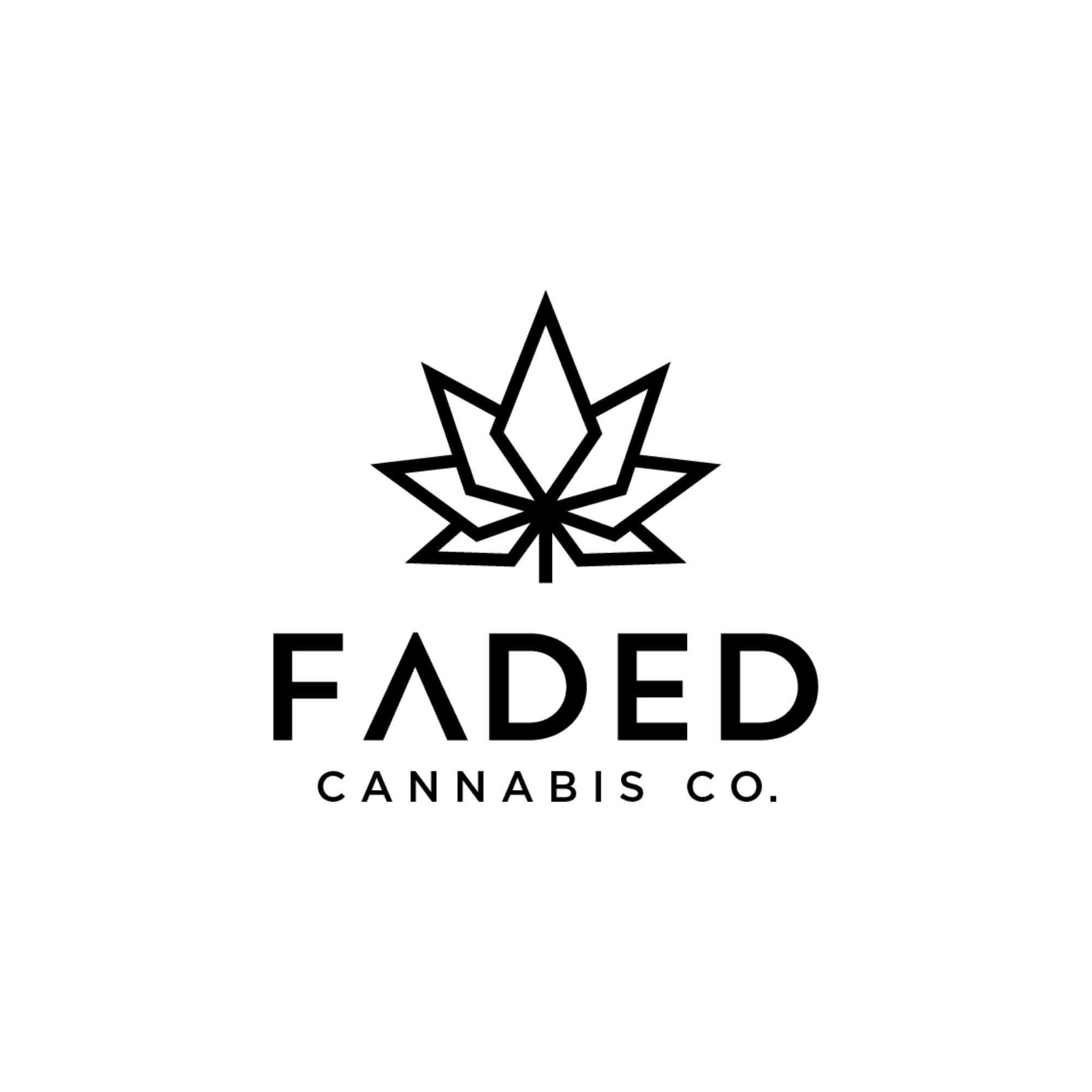 Faded Cannabis Logo
