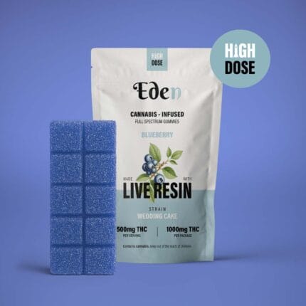 Live resin Wedding Cake Gummies 1000mg eden2