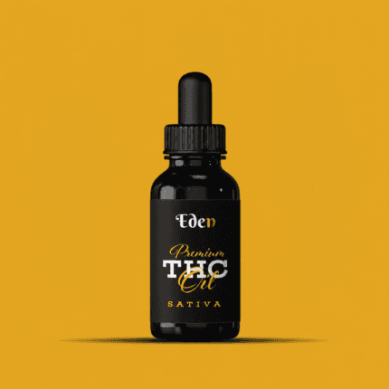 THC Indica Bottle Yellow