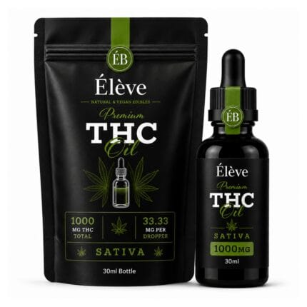 THC Tincture (1000mg) Sativa Pouch