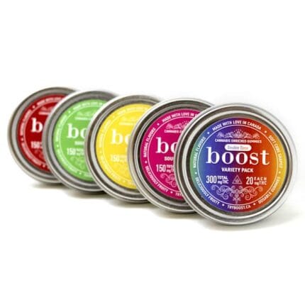 boost edibles gummies tin 1