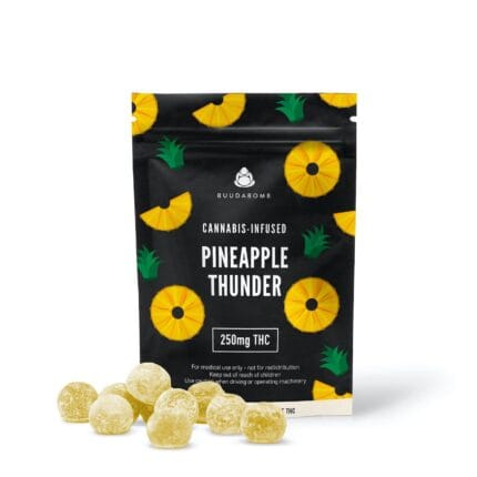 buudabomb pineapple thunder gummies