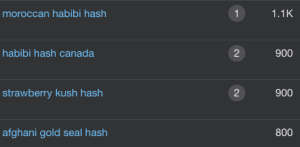 hash search canada